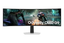 SAMSUNG 49 inch Odyssey G9 DQHD OLED Gaming Monitor 144Hz 0.03ms HDR True Black 400 Gsync Freesync DP + HDMI + USB C to A Gender Cable - (LS49DG912SNXZA) [Canada Version]