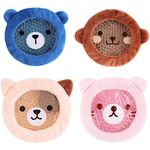 FOMI Premium Kids Hot Cold Ice Packs | 4 Pack | Soft Colorful Sleeves | Fun Animal Designed Children Gel Bead Wrap | Pain Relief for Kids Boo Boos, Fever, Wisdom Teeth, Tired Eyes, Headaches