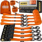 AUGO Ratchet Straps Heavy Duty 4 Pa