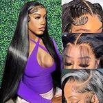 KITTYWAY Straight Lace Front Wigs H