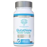 Glutathione Booster Complex – 120 Capsules of Advanced Nutrition to Support The Body’s own glutathione Production – NAC, Quercetin, L-glycine, Alpha Lipoic Acid, L-glutamine & Vitamin C – UK Made