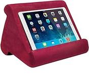 Ontel Pillow Pad Multi-Angle Soft Tablet Stand, Burgundy