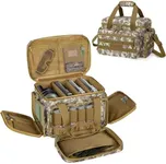 DSLEAF Tactical Gun Range Bag for 4