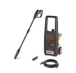 Black+Decker BXPW1400E High Pressure Washer, Black/Orange, Base