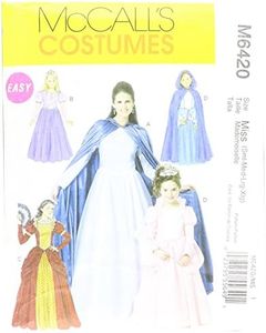 McCall's M6420 Women's Fairy Tale Princess Dress Halloween Costume Sewing Pattern, Sizes S-L