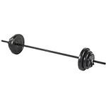 Barbell Set Bar Set with Weights 40