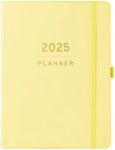 Graphique 2025 Apollo Business Planner | 18 Month Organizer, July 2024 - Dec. 2025 | Weekly & Monthly Spreads | To-Do List & Note Pages | Pen Loop | Vegan Leather | Classic Yellow | 6” x 8”