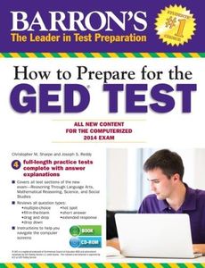 Barron's GED with 2 disk CD ROM