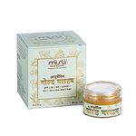 Misti's Ayurvedic Gold Malam for Itching, Rashes, Eczema, Acne, Ringworm, Boils, Allergy, Burn Marks, Crack Heel, Foot care, Fungal Infection, pigmentation, dryness & All types of skin infection with AloeVera, Turmeric, Saffron, Sandalwood, Tulsi, Neem | All Skin Types Men & Women - 15g