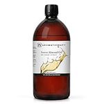 n2 Aromatherapy Sweet Almond Oil 900ml – for Skin, Hair, Massage, Nails, Cuticles, Ears, Face, Body - Natural Skin Care, Carrier Oil for DIY Beauty, Soap Making