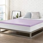 Mellow Mattress Topper, Memory foam, Lavender, Queen