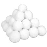 Climfusion 50 Pcs Fake Snowballs, 7.6cm Snowballs, Parent-Child Interaction Snowball Fights, Winter Holiday Christmas for Indoor and Outdoor