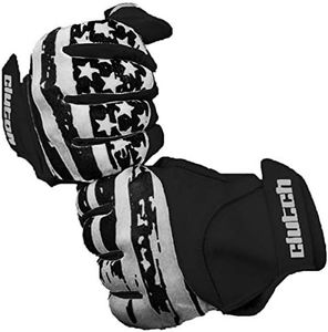 Clutch Sports Apparel American Flag Baseball and Softball Batting Gloves - Super Grip Finger Fit for Adult and Youth - Performance Mesh & Perforated Sheep Skin Palm (Tactical, Small)
