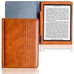 AFesar Kobo Mini 5-inch ereader Cover Case, Flip Magnet Cover for 2012 Release Kobo Mini Model N705 ebook Protective Skin Pouch Sleeve Cases (Brown)