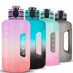 Half Gallon Water Bottle 73oz BPA Free Leak Proof Large Drinks Kettle for Sport Outdoor