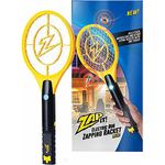 Zap It! Electric Fly Swatter - Rechargeable Zapper, Killer Racket, Mosquito And Wasp Bug Zapper 4,000 Volt, Usb Charging, Lightweight Handy (Mini, 1-Pack)