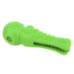 Foodie Puppies Natural Rubber Dog Chew Toy - (Crocodile Toy) for Puppies & Small Dogs | Interactive Training, Dental Cleaning, and Fun Chew Toy | Works Better with Toothpaste