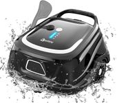 (2024 Upgraded) A1 Cordless Pool Vacuum, Automatic Pool Vacuum 120mins Running Time, Robotic Pool Cleaner with Dual Filters, 2.5H Fast Charging, Ideal for Above Ground Pools Up to 1076 Sq.ft