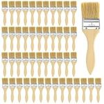 Kurtzy 2 Inch/5.08cm Chip Paint Brushes (48 Pack) - Professional Wooden Handle Paintbrush Set for Paint, Stains, Varnishes, Glues and Home DIY