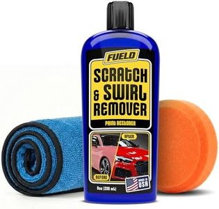 Fueld Scratch Remover – Car Scratch Repair & Swirl Remover for Vehicles – Deep Scratch Repair Compound & Polishing Solution – Car Paint Repair Kit for Clear Coat & Paint Restoration – 8 oz with Towel