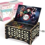 JRHOLIYUE Demon Stuff Merch Gifts for Anime Fans | Demon Music Box Play Demon Theme Song | Anime Gifts for Granddaughter/Daughter/Kids/Nephew/Niece.