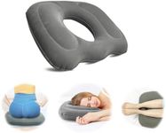 Vexquivera Inflatable Donut Pillow, Orthopedic Seat Donut Cushions Doughnut Cushion Inflatable Cushions To Sit On, Hemorrhoid Cushion and Post-Surgical Pain Relief Doughnut Cushion Pressure Relief