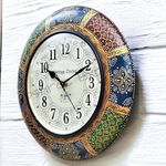 Vintage Clock Hand-Painted Wooden Wall Clock / 12 Inch (30 CM's) / VC-5639-12-H