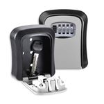 oddpod™ Combination Key Safe Box/Key Safe Lock Outdoor Storage Box with Code Combination Password Security Lock CH-806 (Grey)