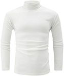 jonivey Mens Basic Turtleneck Long 