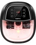 RENPHO Foot Spa Bath Massager, Motorized Massage, Fast Heating, and Powerful Bubble Jets, Automatic Shiatsu Massaging Rollers, Pedicure for Tired Feet