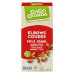 GoGo Quinoa Pasta Super Grains Elbows | Gluten Free | Organic | Non-GMO | Vegan | Sorghum, Quinoa, Amaranth & Chia | 227g