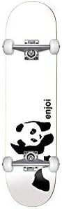 Enjoi Whitey Panda Complete Skateboard White 7.75