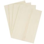 Belle Vous 4.4mm Pinewood Sheets (4 Pack) - 25 x 39.5cm/9.84 x 15.55 Inches - Unfinished Wood DIY Craft Project Board - Perfect for Laser Cutting, Painting, Modelling, Engraving, Fretwork & Pyrography