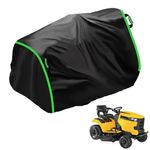 Outdoor ride on mower cover Compatible with Cub Cadet XT1 LT42,waterproof and durable, all-weather protection,with storage bag