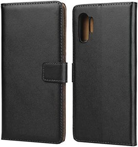 Cavor for Samsung Galaxy Note 10 plus Case, for Samsung Note10+ Case 6.8'',Premium PU Leather Folio Flip Wallet Stand Case Cover Magnetic Closure Phone Cases Book Design with Kickstand Feature & Card Slots--Black