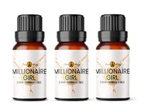 Aroma Energy | Millionaire Girl Fragrance Oil 30ml (3 x 10ml) Highly Scented Oil for Diffuser, Candles, Soap Making, Wax Melt, Slime, Perfume | Vegan, Made in UK