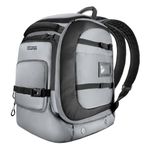 OutdoorMaster Boot Bag, 65L Waterproof Ski Snowboard Boots Air Cushion Shoulder Pad Skiing Gear Bag Travel Backpack for Ski Helmets, Goggles & Accessories Men & Women - Silver Gray