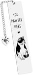 Cat and Book Lover Gifts for Women Reading Girl Accessories Reader Christmas Gift Animal Bookmarks for Adults Teens Book Club Birthday Gift for Friend Read Tool Bookmark Office School Gifts for Her Gf