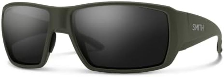 SMITH Guide’s Choice XL Sunglasses – Extra Large Performance Sports Active Sunglasses for Biking, Running, Fishing & More – For Men & Women – Matte Moss + Black ChromaPop Polarized Lenses