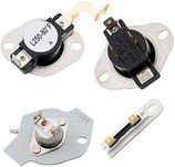 3387134 Dryer Thermostat 3977393 & 3392519 Thermal Fuse 3977767 high-Limit Thermostat Compatible with Whirlpool Kenmore Maytag Dryers