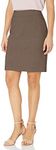 Calvin Klein Women's Petite Skirt, Heather Taupe, 14 Petite