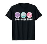 Eat Sleep Flute Music T-shirt March
