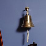 Old Modern Handicrafts 6-Inch Titanic Ship Bell - Golden Titanic Bell is made from Premium Quality Brass - 6.0L x 6.0W x 6.5H Inches