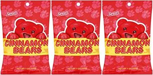 Sweets Cinnamon Bears Candy, 7 Ounce Resealable Bag, Pack of 3