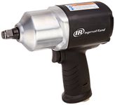 Ingersoll Rand Edge Series EB2125X 1/2" Composite Air Impact Wrench, 690 ft lbs Max Reverse Torque, Lightweight, One Hand Forward / Reverse Switch, Black Silver