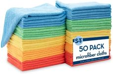 S&T INC. 50 Pack Microfiber Cleanin