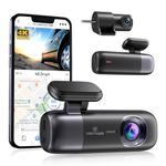 REDTIGER F9 Dash Cam 4K Front and Rear 1080P, Built-in WiFi GPS, Dual Dash Camera for Cars with 32GB Card, Loop Recording, Parking Mode, Smart App Control