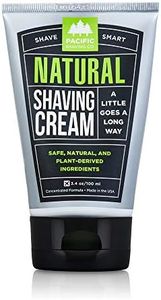 Pacific Shaving Company Natural Shaving Cream - Shea Butter + Vitamin E Shave Cream for Hydrated Sensitive Skin - Clean Formula for a Smooth, Anti-Redness + Irritation-Free Shave Cream (3.4 Oz)