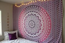 Popular Handicrafts New launched Tapestry Wall hangings Indian Mandala Wall Art, Hippie Wall Hanging, Bohemian Bedspread Purple