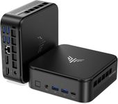KAMRUI E3B Mini Gaming PC, AMD Ryzen 5 7430U (6C/12T, Up to 4.3GHz) Mini Computer, 16GB LPDDR4 512GB M.2 SSD Mini PC W11 PRO, 4K Triple Display/WiFi 6/BT5.2/USB3.2 Home/Business Mini Desktop Computer